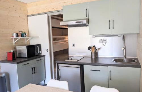 Studio 25m2, 5 pers, 30m des pistes, balcon sud - Foto 6