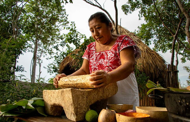 Clase de cocina en una aldea maya - Foto 3
