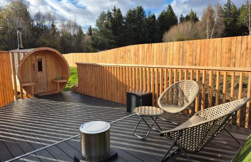 Little Getaway in the Highlands, private sauna and stargazing geodome - Foto 4