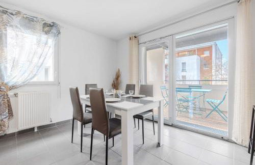 Quiet and bright apartment terrace and private P - Foto 5