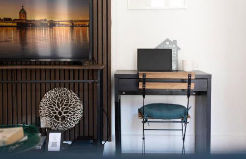 Appartment Climatisé - with AC & small cosy room - Private rare Terrace - Centre Toulouse - Foto 9