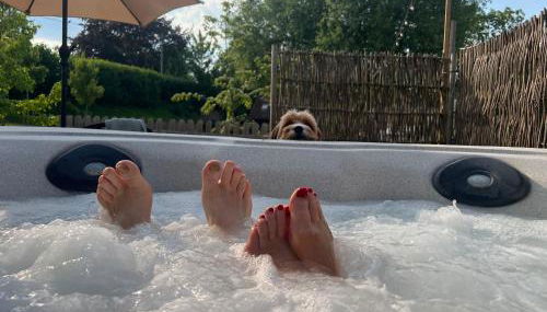 Shepherds Hut with Hot Tub - Foto 5