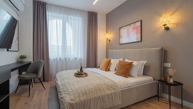 Loggia & Luxe 4BR Penthouse in Universitatii Area - Foto 2, Habitación