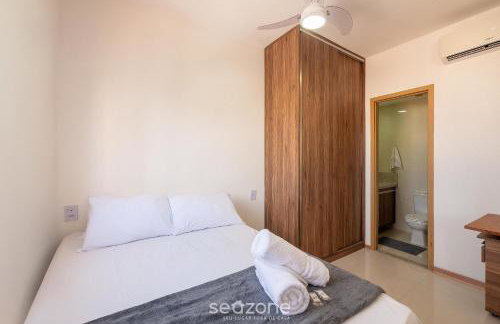 Aptos completos em prédio c/ piscina e academia a 500m da Praia em Salvador- HPAs - Foto 56