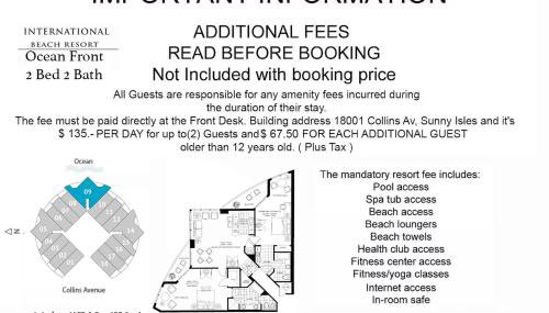 TRUMP INTERNATIONAL BEACH RESORT 2 BEDROOM APARTMENT 1600 Sqf OCEAN FRONT - Foto 2