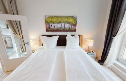 Lieblingsapartments Rostock I Nr5 I Helles 2-Zimmer-Apartment in der Nördlichen Altstadt mit Kaffeevollautomat - Foto 4