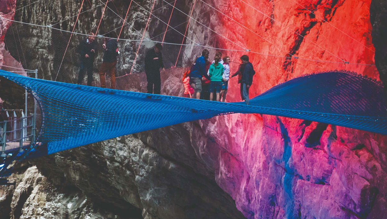 Entrada al cañón glaciar de Grindelwald