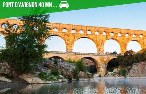 Bagnol Cosy- 4 personnes - 30 minutes Avignon - Foto 14