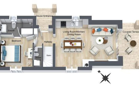 Villa Falco für Familien, bis 6 Personen, 3 Schlafzimmer mit Bad en Suite, Pool mit Loungebereich, Grillterrasse, schnellem Wlan, 2 Parkplätze, - Foto 45