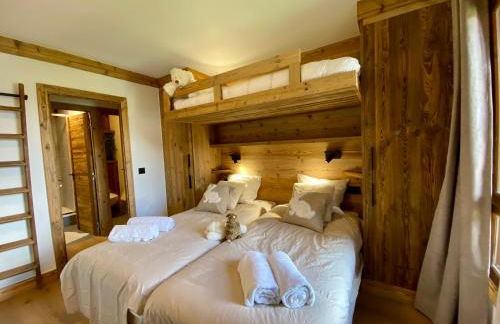 Arcs 1950 Appartement Luxe type chalet 5 à 7 personnes Vue imprenable sur le Montblanc skis aux pieds - Photo 33