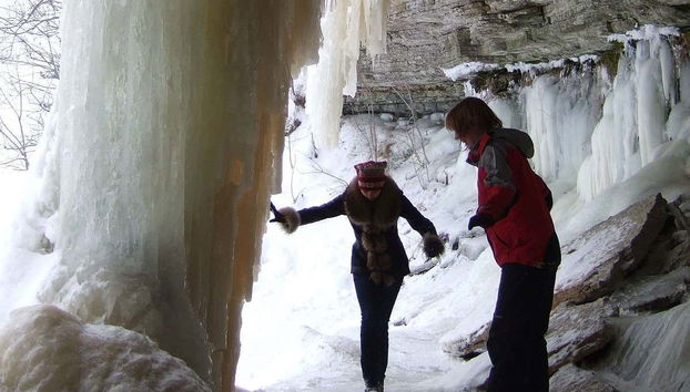 Esplorando le cascate