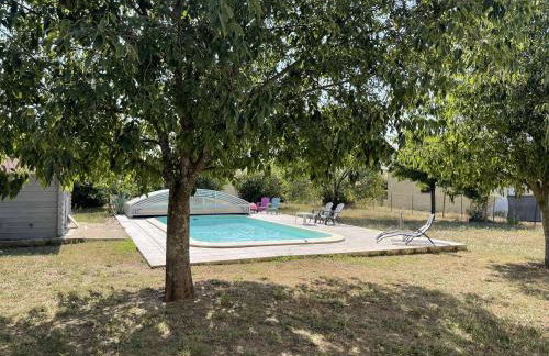 Villa à Orgnac-l'Aven avec piscine chauffée, 6 pers, jardin clôturé, animaux admis - FR-1-382-127 - Foto 2