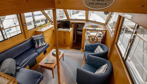 2BR Spacious & Comfy 43' Yacht - Heat & AC - On the Freedom Trail - Best Nights Sleep - Foto 5