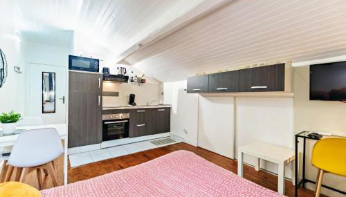 Charmant studio cosy climatisé et parking securisé à proximité du centre ville de lyon - Photo 3