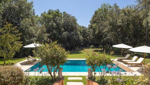 Superbe villa de 5 suites, climatisation, piscine, tennis, hauteurs de St Paul - Foto 2, Garden