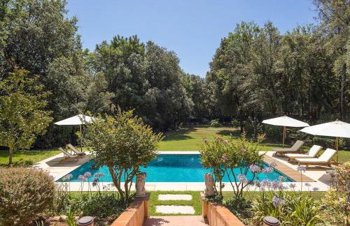 Superbe villa de 5 suites, climatisation, piscine, tennis, hauteurs de St Paul - Foto 2