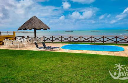 Casa à Beira Mar, piscina e 4 suítes na praia de Ipioca-Maceió-AL - Vila Ipioca - Foto 1