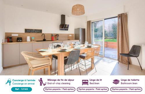 Maison lumineuse pour 8 avec grand jardin - Foto 3