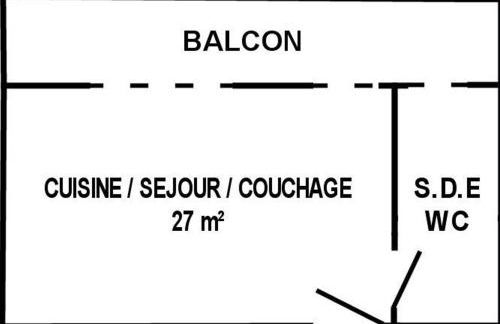 Studio à Mesquer: Plage à 200m, Balcon, Parking, Proche Commerces - FR-1-306-1243 - Foto 9