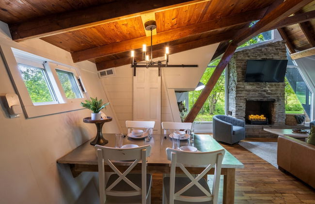 Lake View Hot Tub Modern A-frame - Foto 22