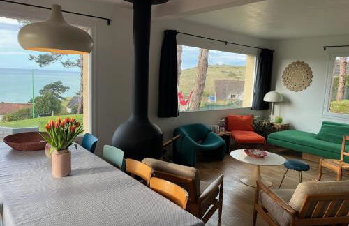 Maison Le Coteau Plage vue mer 8 pers Petit Caux - Foto 6