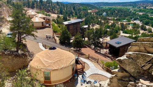 Yurt Overlook #3 with AC and Private Bath 2 Kings - Foto 2