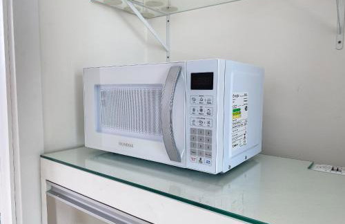 Apto Térreo com 2 quartos (ambos com ar split), sendo 1 suíte, internet privativa 300MBPS, no Residencial Vila Regina, condominio com piscina e área gourmet bem próximo a praia de Taperapuã - Foto 64