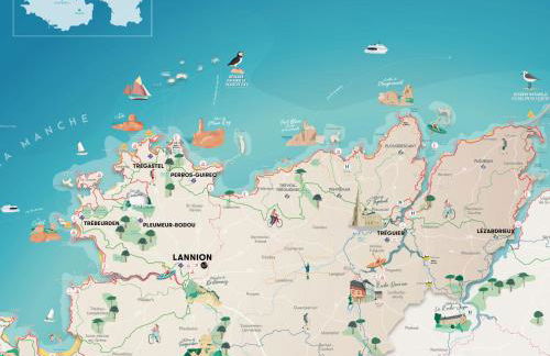 "Men Coz" maison rénovée au calme 6kms de la mer - Foto 37