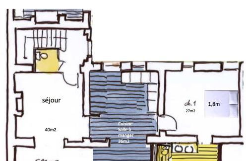 maison d'hôtes de l'orangerie 14 personnes - Foto 39