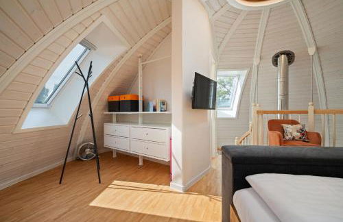 Kugelhaus Kugellager - Besonderer Rückzugsort in runder Bauweise - reduziert, ruhig und naturnah am Tollensesee - Foto 15