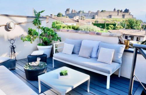 La Maison Blanche 5*, Piscine & vue Cité Médiévale - Foto 15