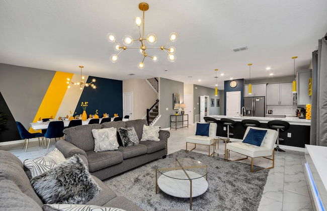 Magical Family Home 8min-disneyworld Pool Spa Sleeps 22 Stl103 - Foto 30