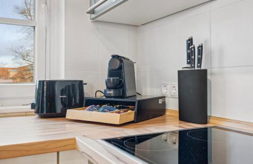 maremar - Design-Maisonette am Holzmarkt - Luxus Boxspringbetten - Arbeitsplatz - Loggia - Foto 25