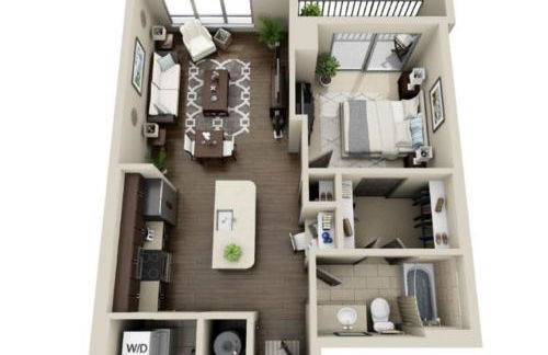 Uptown Furnished Apartments near BOA Stadium apts - Foto 14