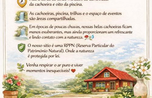 Chalé Vermelho - Sítio Caldeirão - Foto 2