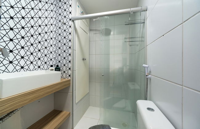 Excelente flat em Setúbal, Boa Viagem 1Q 3 pessoas. Conforto e ótima localização PM802 - Photo 18