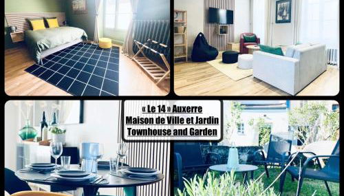 Maison et Jardin Le 14 à Auxerre - Confort et Détente - Foto 1, Garden, Garden view