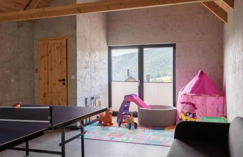 Stodoły Modyń - Domki w Beskidzie Wyspowym - staw kąpielowy, balia, sauna, grota solna - widok na góry - Photo 22