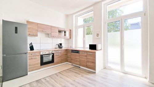 Tolstov Apartments - 3 Zimmer Wohnungen mit Balkon - 15 Min zur Messe DUS - Foto 3, stove, dishwasher