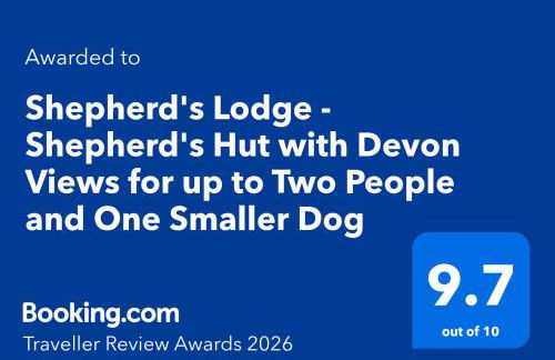 Shepherd's Lodge - Shepherd's Hut with Devon Views for up to Two People and One Smaller Dog - Foto 11