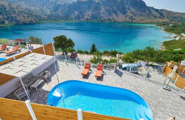 Stunning Lake Kournas Retreat 2 New Private Pool - Photo 34