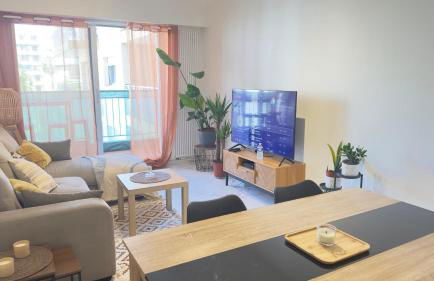 Grand 2 pièces avec grande terrasse à 15mn Centre-ville, Gare et Promenade des Anglais - Foto 7