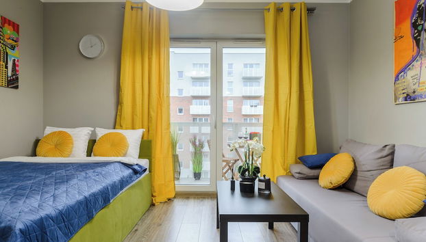 Lumina modern studio with balcony - Foto 5, Habitación