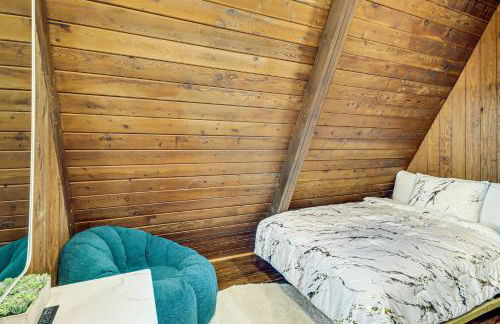 Hot Tub, Fire Pit and Patio A-Frame Stafford Cabin - Foto 18