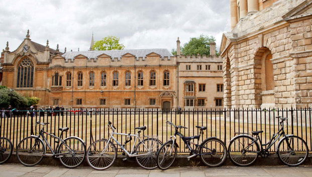 One of the stops on our Oxford bike tour