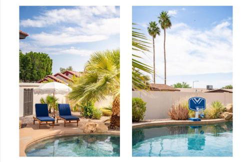 Game Room Resort Pool HotTub Modern Desert Oasis - Foto 54