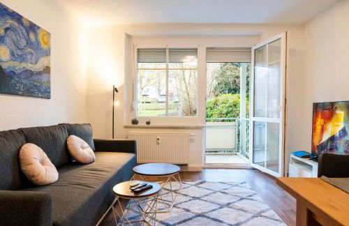 Cityapartment mit großem Balkon am Stadtpark- DisneyPlus und 300mbs Internet - Foto 2