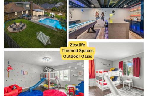 Zestlife-LuxuryEscape-ThemedRooms-Pool-GameRoom - Foto 1