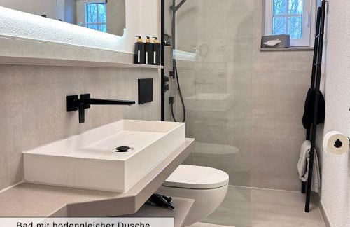 Harz-Fewo Weitsicht, modern & ruhig mit 2 Balkonen, Jura Kaffeevollautomat, Kaminofen, Gäste mit Hund willkommen - Foto 24