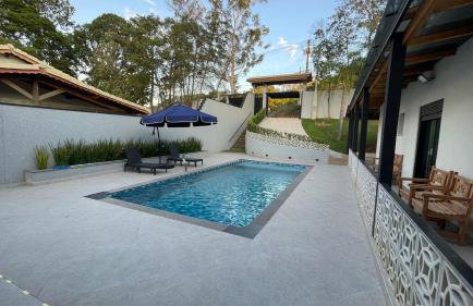 Recanto Cajarana Atibaia - piscina aquecida, linda vista - Foto 8